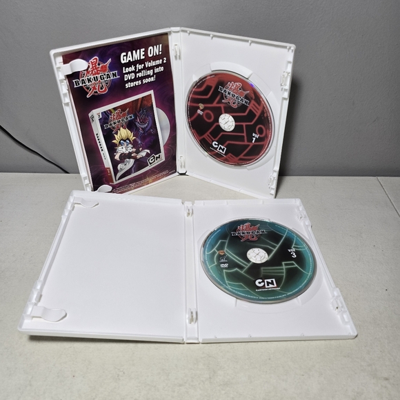 Bakugan Battle Brawlers: Vol 1 and 3 (DVD) Anime Cartoon Network Lot Of 2 DVD's - Picture 3 of 3